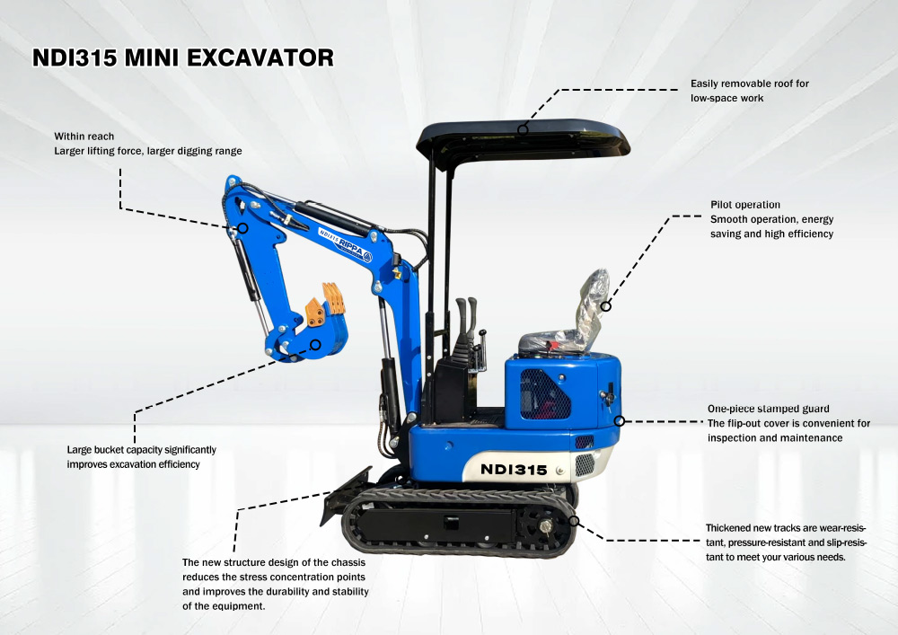best mini excavator 1ton