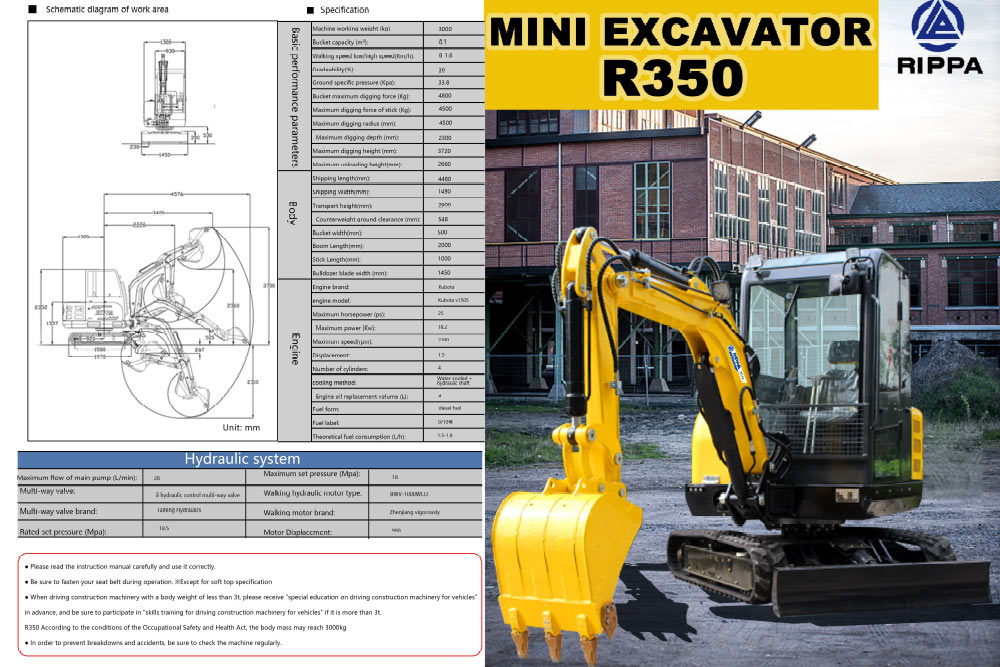 Excavadora vendedora caliente de China 3 toneladas