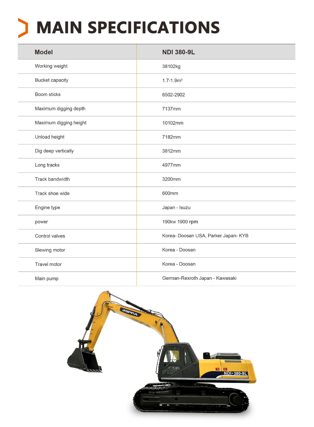 38 ton digger for sale