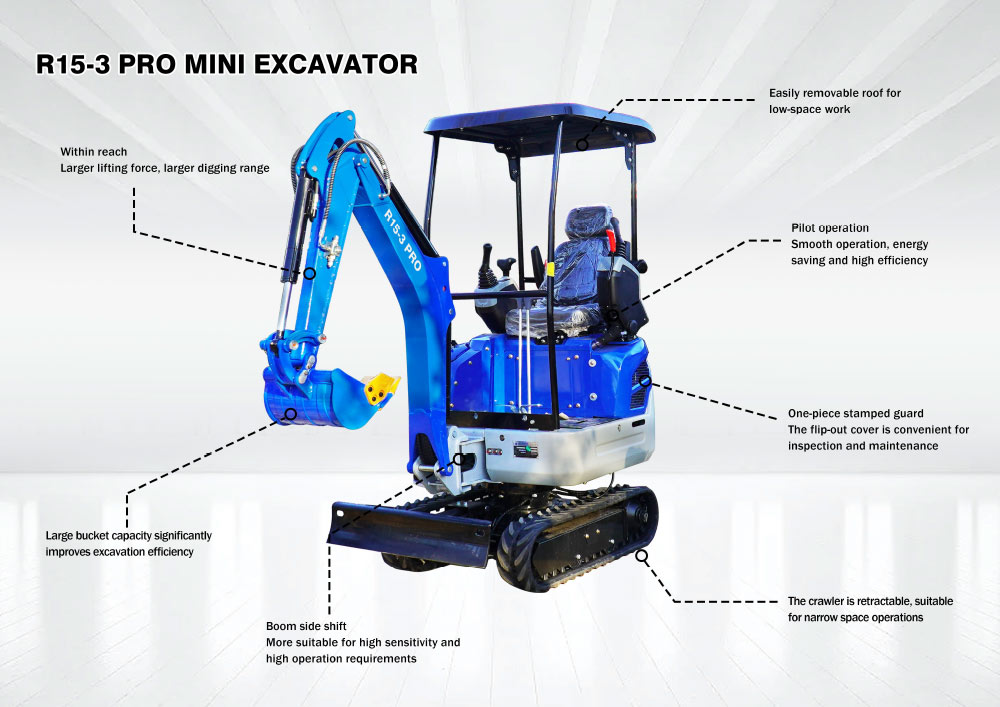 mini trackhoe en venta