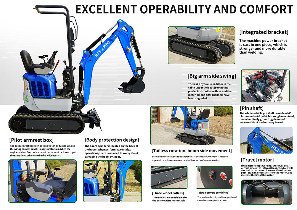 miniature excavator