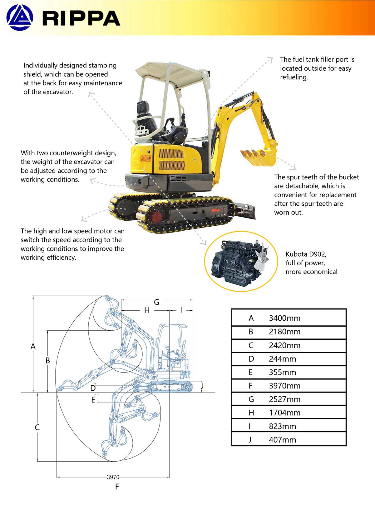 small excavator for sale